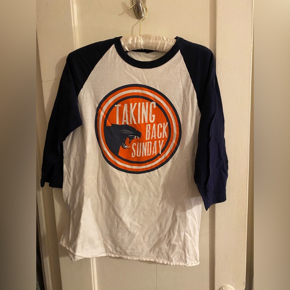 Taking Back Sunday baseball tee